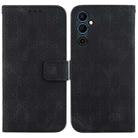 For Tecno Pova Neo 2 Double 8-shaped Embossed Leather Phone Case(Black) - 1