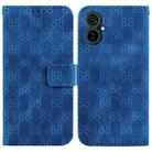 For Tecno Camon 19 Neo Double 8-shaped Embossed Leather Phone Case(Blue) - 1