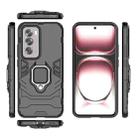For OPPO Reno12 Pro Global PC + TPU Shockproof Protective Phone Case with Magnetic Ring Holder(Black) - 3
