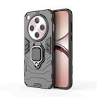 For OPPO Find X8 5G PC + TPU Shockproof Protective Phone Case with Magnetic Ring Holder(Black) - 1