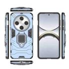 For OPPO Find X8 Pro PC + TPU Shockproof Protective Phone Case with Magnetic Ring Holder(Navy Blue) - 3