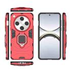 For OPPO Find X8 Pro PC + TPU Shockproof Protective Phone Case with Magnetic Ring Holder(Red) - 3