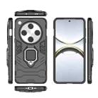 For OPPO Find X8 Pro PC + TPU Shockproof Protective Phone Case with Magnetic Ring Holder(Black) - 3