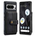 For Google Pixel 8 Pro JEEHOOD RFID Blocking Anti-Theft Magnetic PU Phone Case(Black) - 1