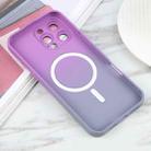 For iPhone 16 Pro Liquid TPU Silicone Gradient MagSafe Phone Case(Purple) - 3