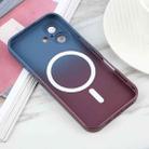 For iPhone 16 Liquid TPU Silicone Gradient MagSafe Phone Case(Blue Purple) - 3