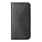 For OPPO Reno13 F 4G / 5G Cubic Grid Calf Texture Magnetic Leather Phone Case(Black) - 2