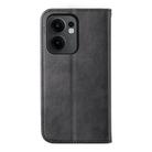 For OPPO Reno13 F 4G / 5G Cubic Grid Calf Texture Magnetic Leather Phone Case(Black) - 3