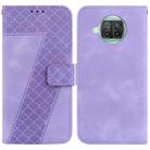 For Xiaomi Mi 10T Lite 5G/Mi 10i 5G 7-shaped Embossed Leather Phone Case(Purple) - 1