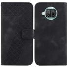 For Xiaomi Mi 10T Lite 5G/Mi 10i 5G 7-shaped Embossed Leather Phone Case(Black) - 1