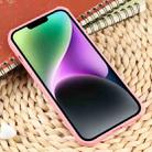 For iPhone 15 Weave Texture Silicone Phone Case(Pink) - 3