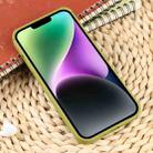 For iPhone 15 Weave Texture Silicone Phone Case(Green) - 3