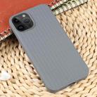 For iPhone 15 Pro Max Weave Texture Silicone Phone Case(Grey) - 2