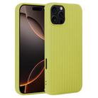 For iPhone 16 Pro Max Weave Texture Silicone Phone Case(Green) - 1