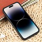 For iPhone 16 Pro Weave Texture Silicone Phone Case(Black) - 3
