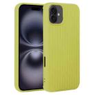 For iPhone 16 Plus Weave Texture Silicone Phone Case(Green) - 1