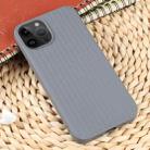 For iPhone 16 Weave Texture Silicone Phone Case(Grey) - 2