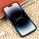 For iPhone 16e Weave Texture Silicone Phone Case(Black) - 3