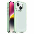 For iPhone 15 Shield Skin Feel PC + TPU Phone Case(Matcha Green) - 1