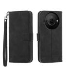For Sharp Aquos R8 Pro Dierfeng Dream Line Leather Phone Case(Black) - 1