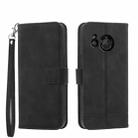For Sharp Aquos R8 Dierfeng Dream Line Leather Phone Case(Black) - 1