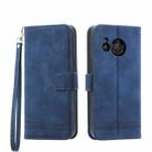 For Sharp Aquos R8 Dierfeng Dream Line Leather Phone Case(Blue) - 1