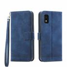 For Sharp Aquos Wish 3 Dierfeng Dream Line Leather Phone Case(Blue) - 1