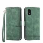 For Sharp Aquos Wish 3 Dierfeng Dream Line Leather Phone Case(Green) - 1