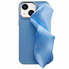 For iPhone 13 2 in 1 Electroplating Wristband Phone Case(Sky Blue) - 1