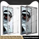 For ZTE nubia Red Magic 9 Pro 5G/9 Pro+ 5G imak Shockproof Airbag TPU Phone Case(Transparent Black) - 2