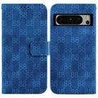 For Google Pixel 8 Pro Double 8-shaped Embossed Leather Phone Case(Blue) - 1