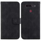 For LG K41S / K51S Double 8-shaped Embossed Leather Phone Case(Black) - 1