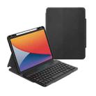 For iPad 10.2 2021 / Air 2019 WiWU Skin Feel Magnetic Detachable Keyboard Tablet Case(Black) - 1