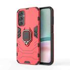 For Samsung Galaxy A15 PC + TPU Shockproof Protective Phone Case with Magnetic Ring Holder(Red) - 1