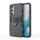 For Samsung Galaxy A35 5G PC + TPU Shockproof Protective Phone Case with Magnetic Ring Holder(Black) - 1