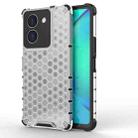 For vivo Y36 4G Global  Honeycomb Phone Case(White) - 1