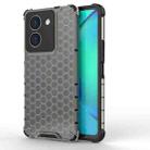 For vivo Y36 4G Global  Honeycomb Phone Case(Black) - 1