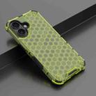 For iPhone 16 Honeycomb Shockproof Phone Case(Green) - 2