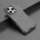 For iPhone 16 Pro Max Honeycomb Shockproof Phone Case(Black) - 2