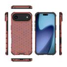 For iPhone 17 Air Honeycomb Shockproof Phone Case(Red) - 3