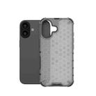 For iPhone 17 Honeycomb Shockproof Phone Case(Black) - 2