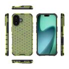 For iPhone 17 Honeycomb Shockproof Phone Case(Green) - 3