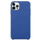 Solid Silicone Phone Case For iPhone 15 Pro(Blue) - 1