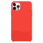 Solid Silicone Phone Case For iPhone 15 Pro(Red) - 1