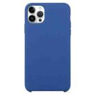 For iPhone 16 Pro Max Solid Silicone Phone Case(Blue) - 1