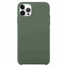 For iPhone 16 Pro Max Solid Silicone Phone Case(Dark Green) - 1