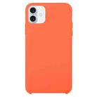 For iPhone 16 Plus Solid Silicone Phone Case(Orange) - 1