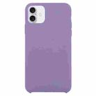 For iPhone 16 Plus Solid Silicone Phone Case(Purple) - 1