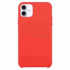 For iPhone 16 Plus Solid Silicone Phone Case(Red) - 1