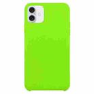 For iPhone 16 Solid Silicone Phone Case(Light Green) - 1